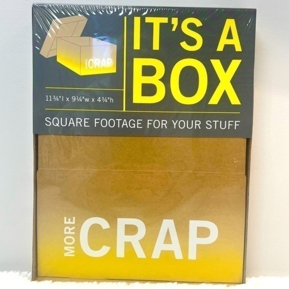 Knock Knock "More Crap" It's A Box Storage